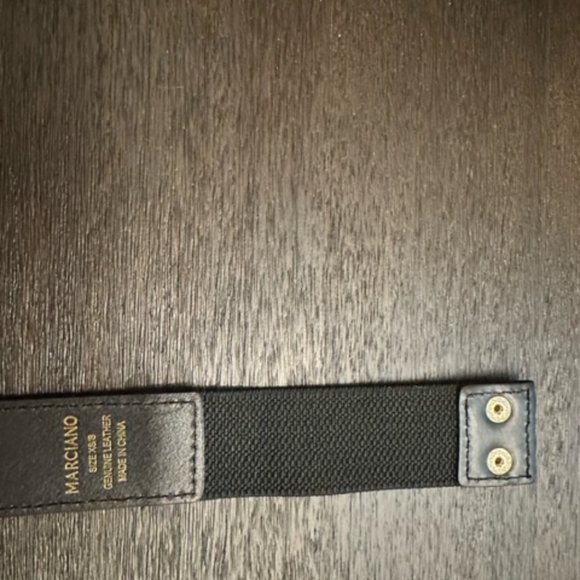 Marciano Triple Row Gold Chain Leather Belt - Picture 3 of 3